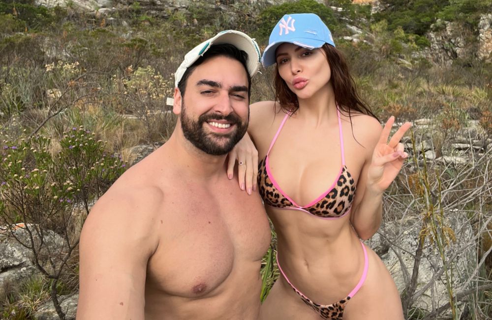 Amanda Gontijo e o noivo Danilo Monteiro